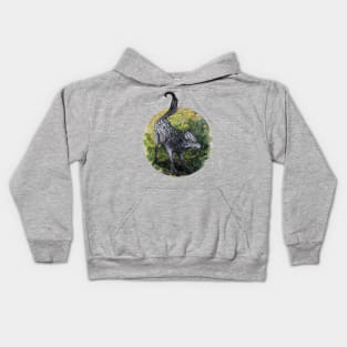 The Black Wolf of the Forest Glen Kids Hoodie